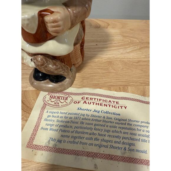 Vintage Toby Jug Shorter And Son Huntsman Staffordshire England JL - Picture 2 of 13